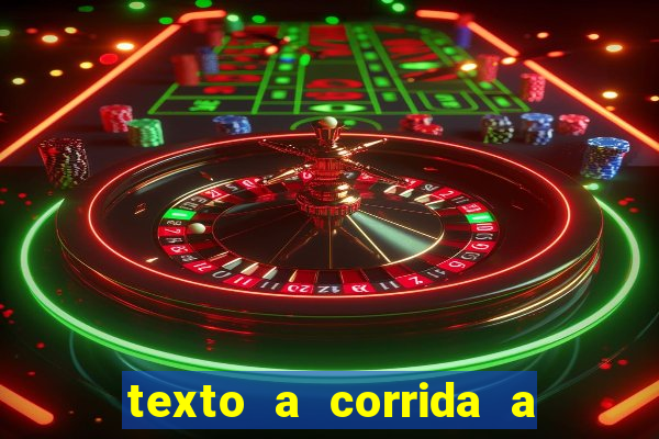 texto a corrida a lagarta lili